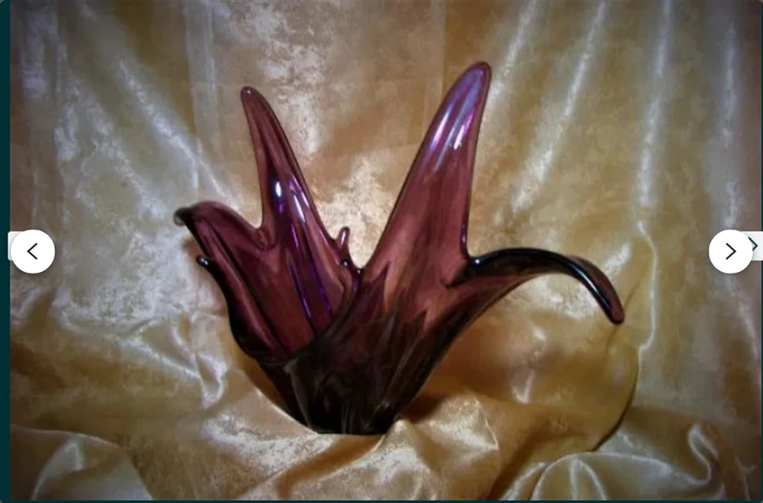 Vintage Murano Glass Art Bowl, 1980s - 4