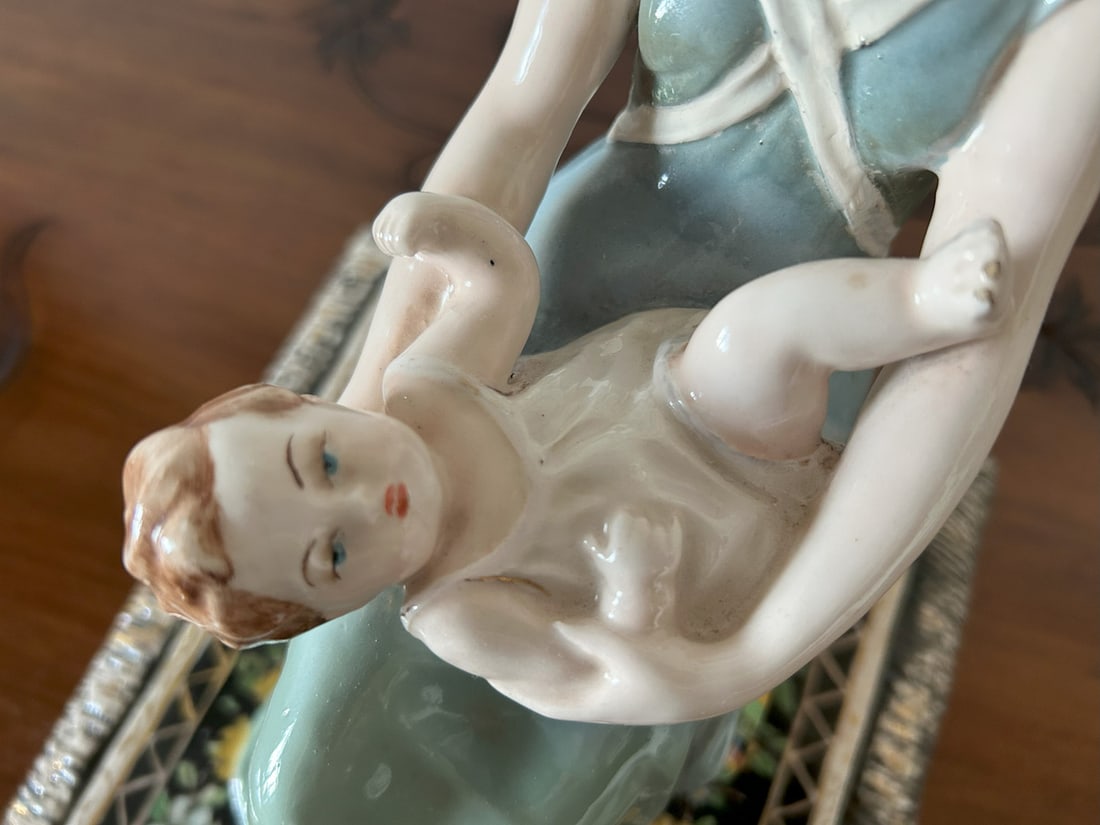 Maternity Statuette by Vincenzo Bertolotti, 1930s - 10