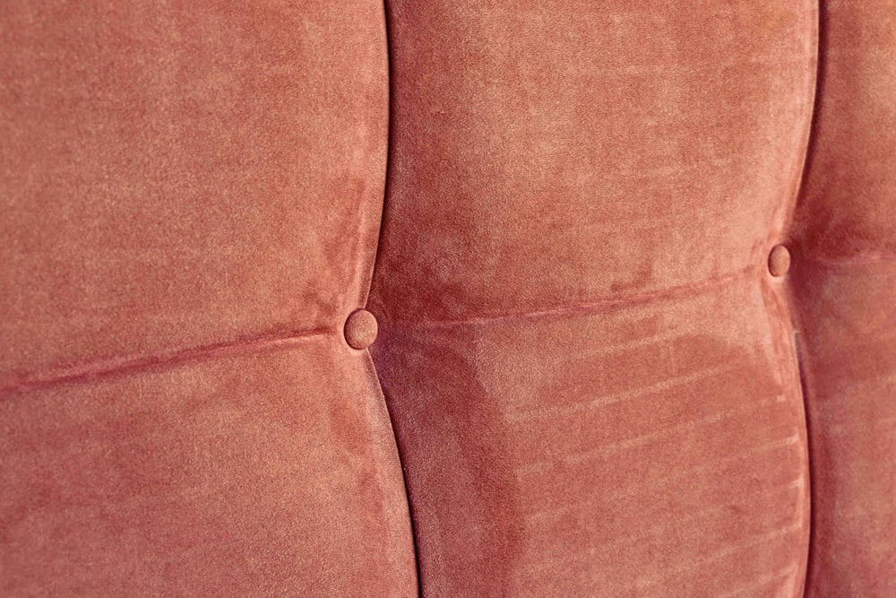 Vintage Vetvet and Metal Headboard - 6