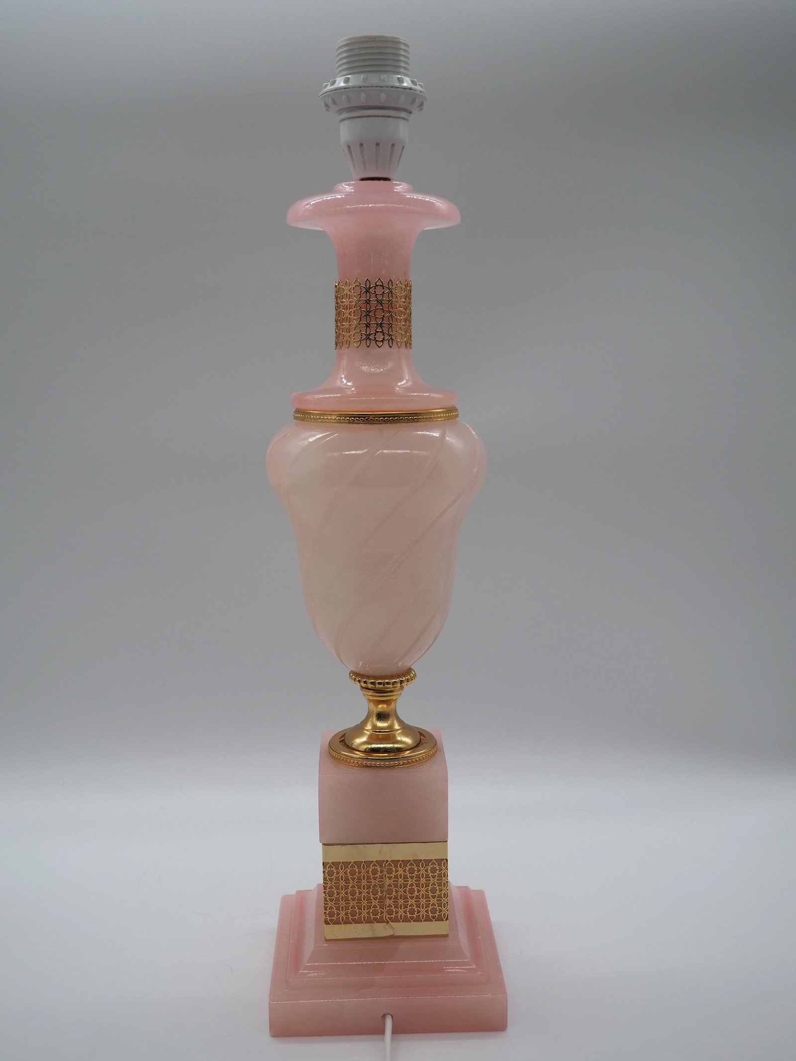 Vintage Italian Alabaster Table Lamp, Italy, 1970s - 16