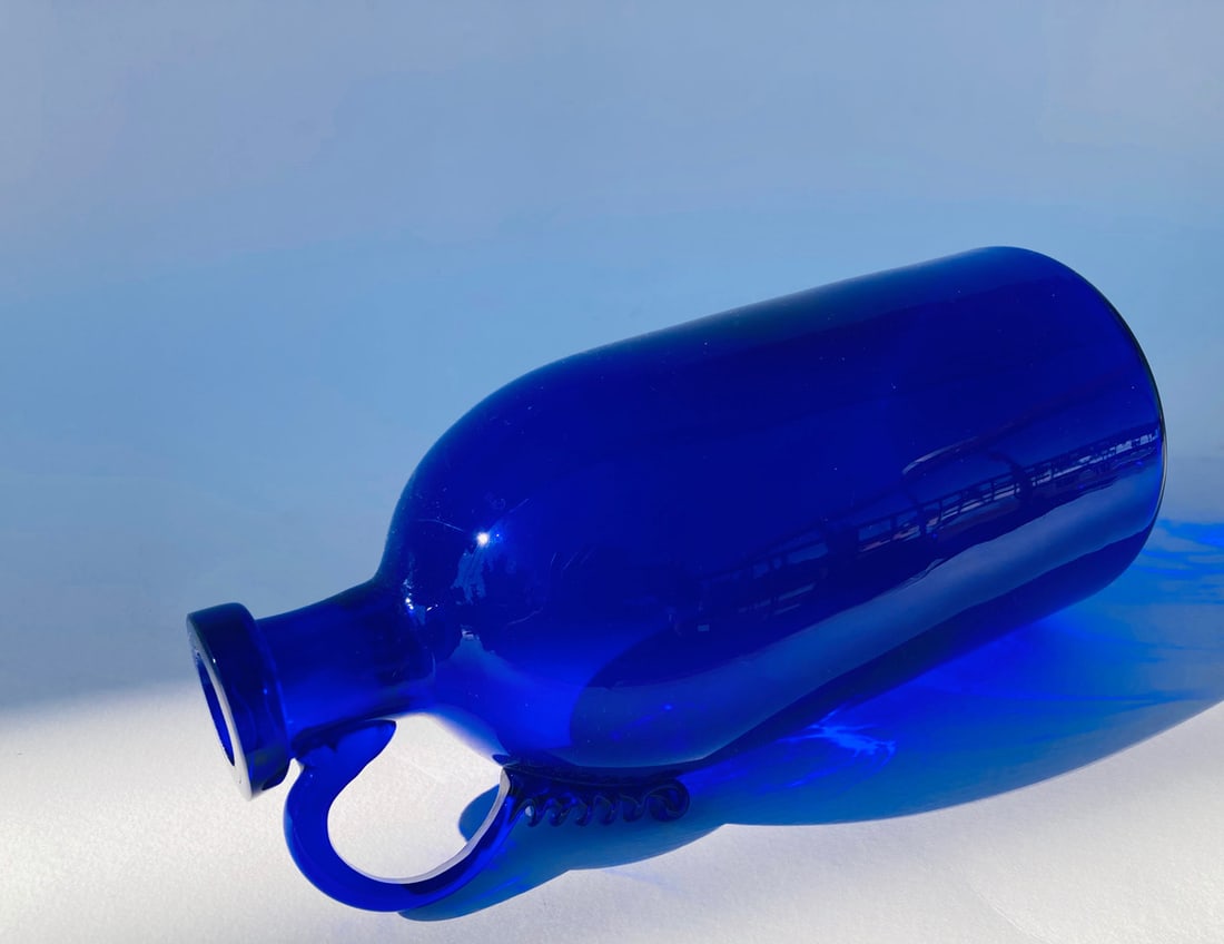 Vintage Italian Murano Glass Vase by Vittorio Zecchin - 6