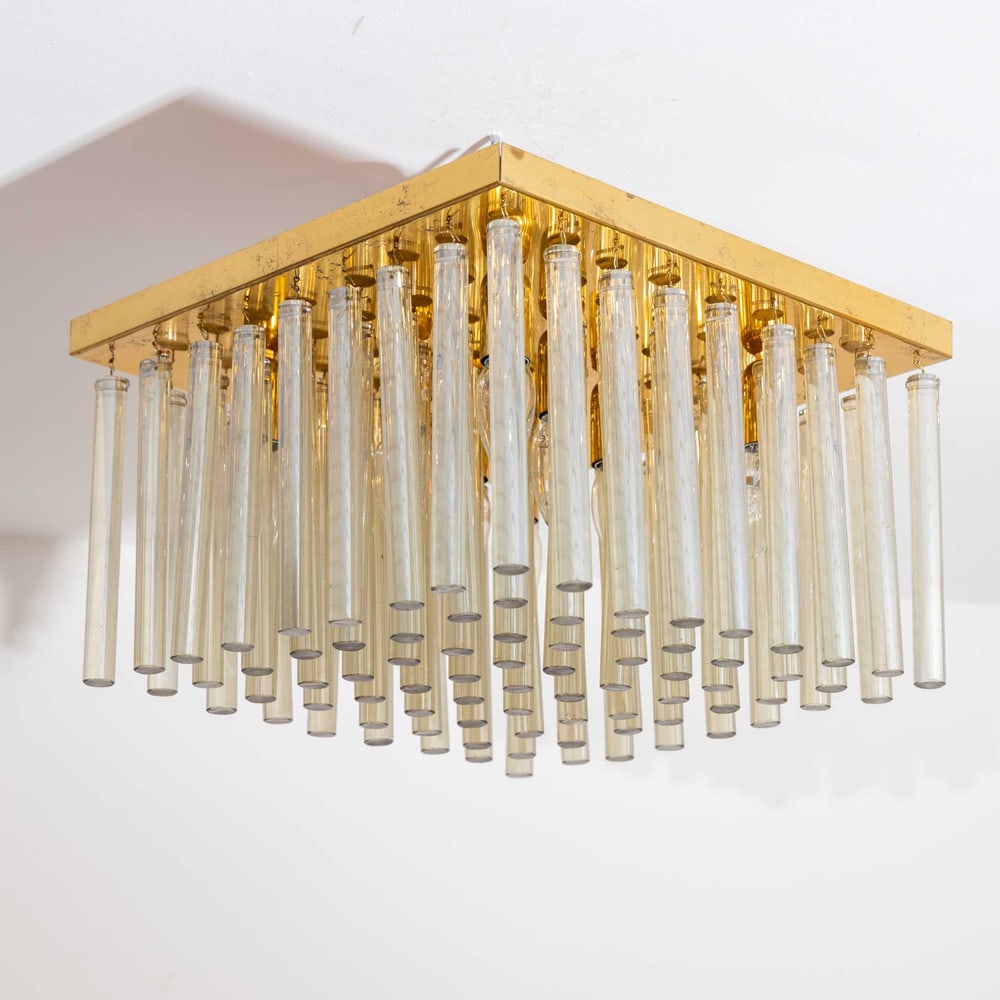 Mid-Century Italian Chandelier from Venini - 2