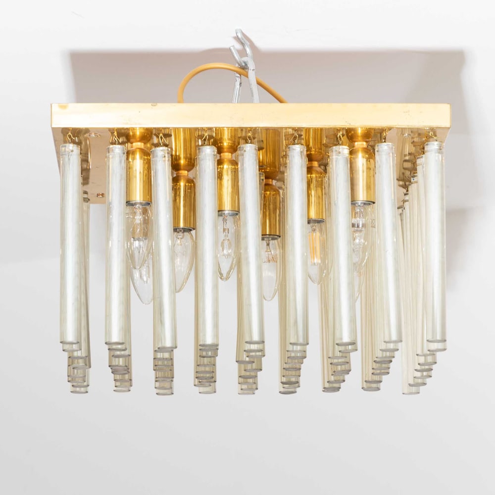 Mid-Century Italian Chandelier from Venini - 4