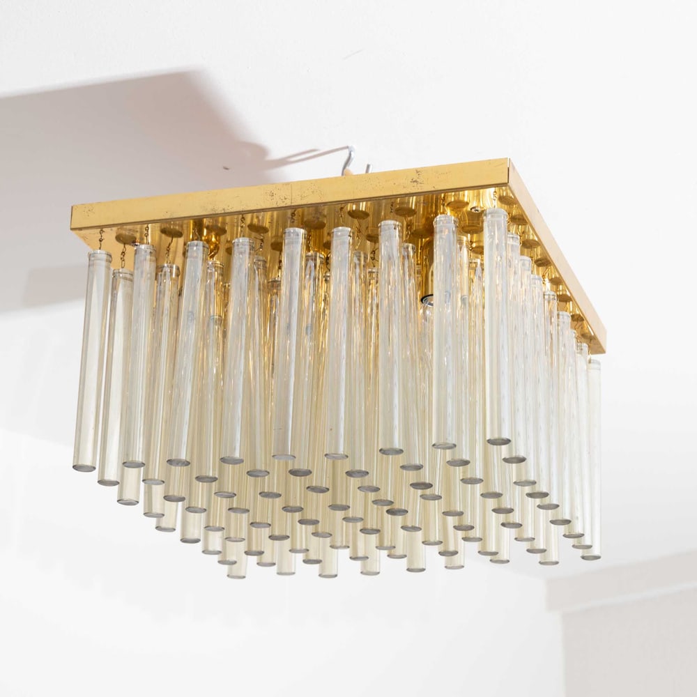 Mid-Century Italian Chandelier from Venini - 5