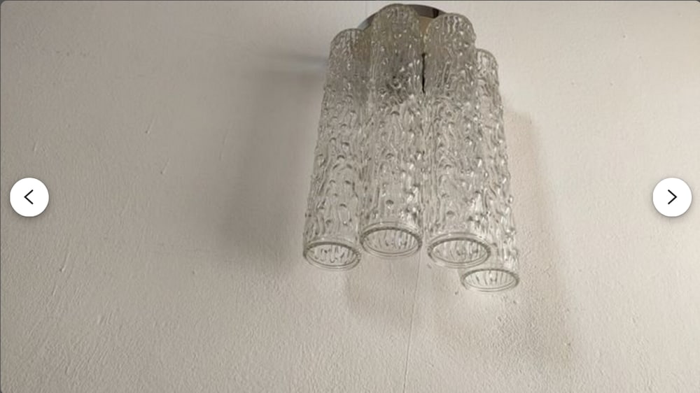 Murano Glass Wall Lights from Venini, Set of 2 - 8