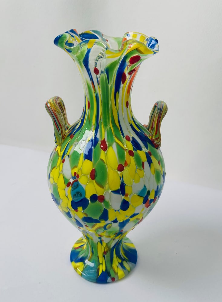 Vintage Murano Glass Amphora from Fratelli Toso, 1970s - 2
