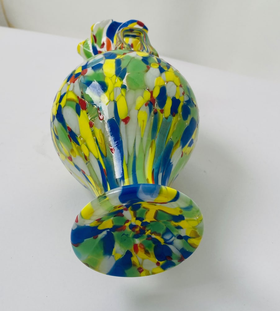 Vintage Murano Glass Amphora from Fratelli Toso, 1970s - 4