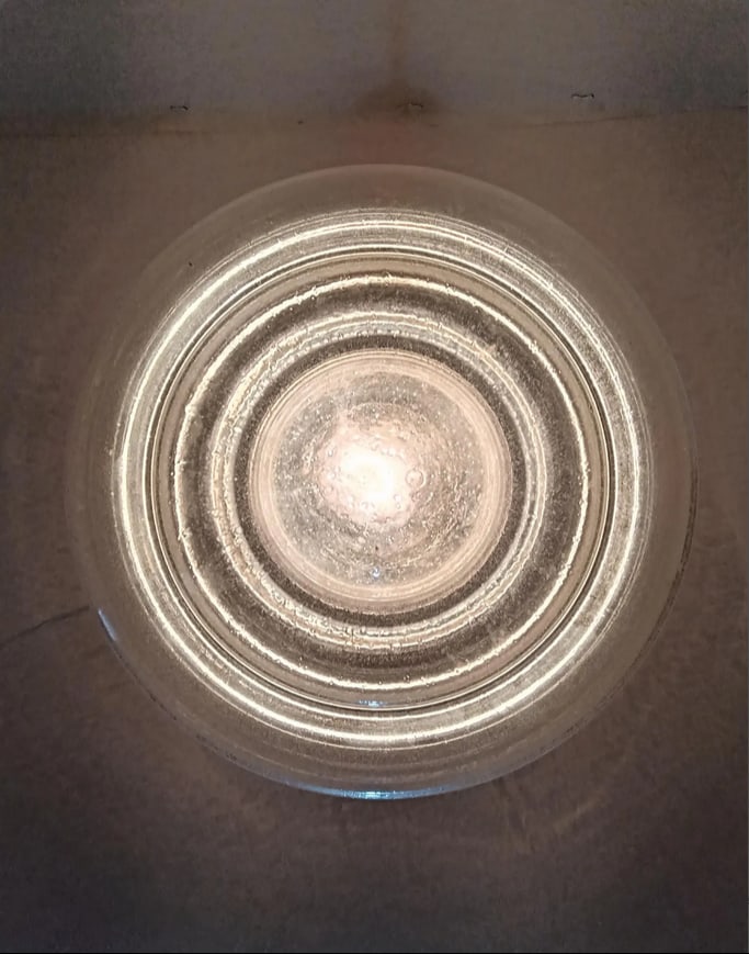 Vintage Art Deco Pendant Light in Murano Glass, 1970s - 2