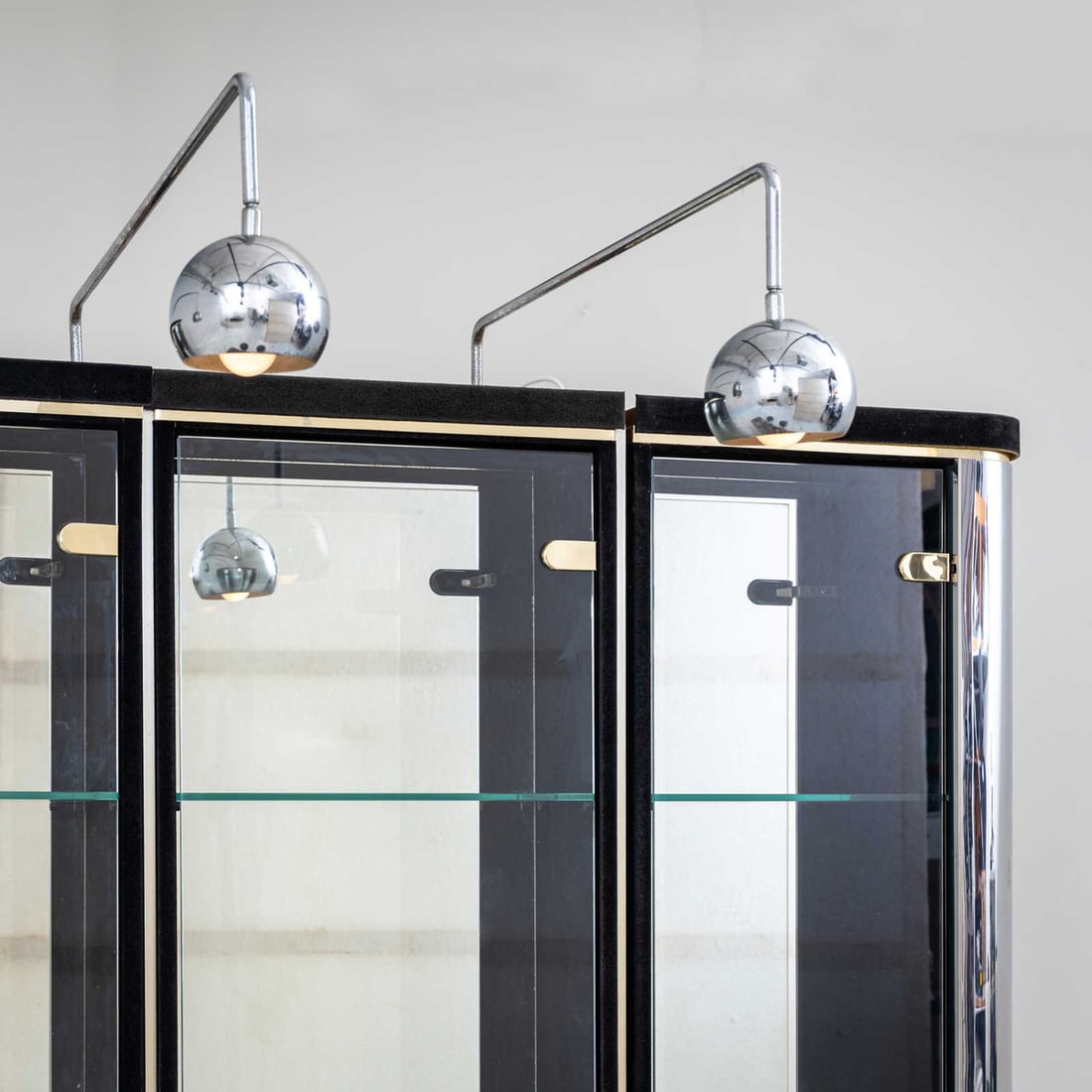 Hollywood Regency Bar with Counter, 1970s, Set of 4 - 11