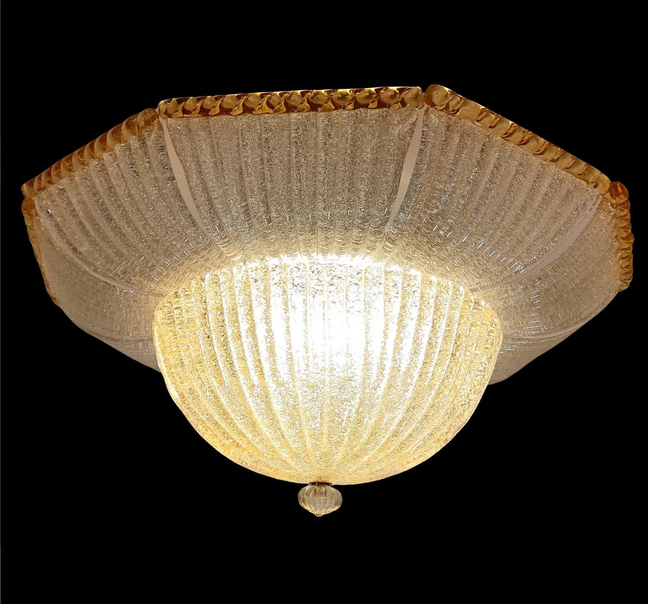 Murano Glass Chandelier from Barovier & Toso, 1960s - 6