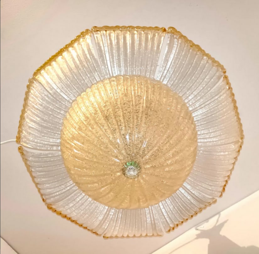 Murano Glass Chandelier from Barovier & Toso, 1960s - 7