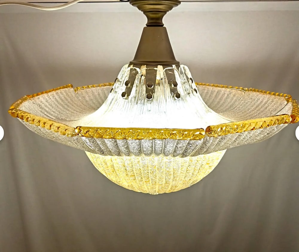 Murano Glass Chandelier from Barovier & Toso, 1960s - 9