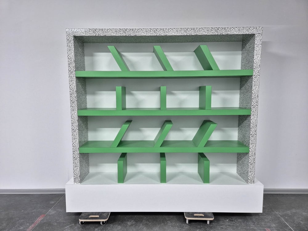 Suvretta Bookcase by E. Sottsass for Memphis Milan - 7