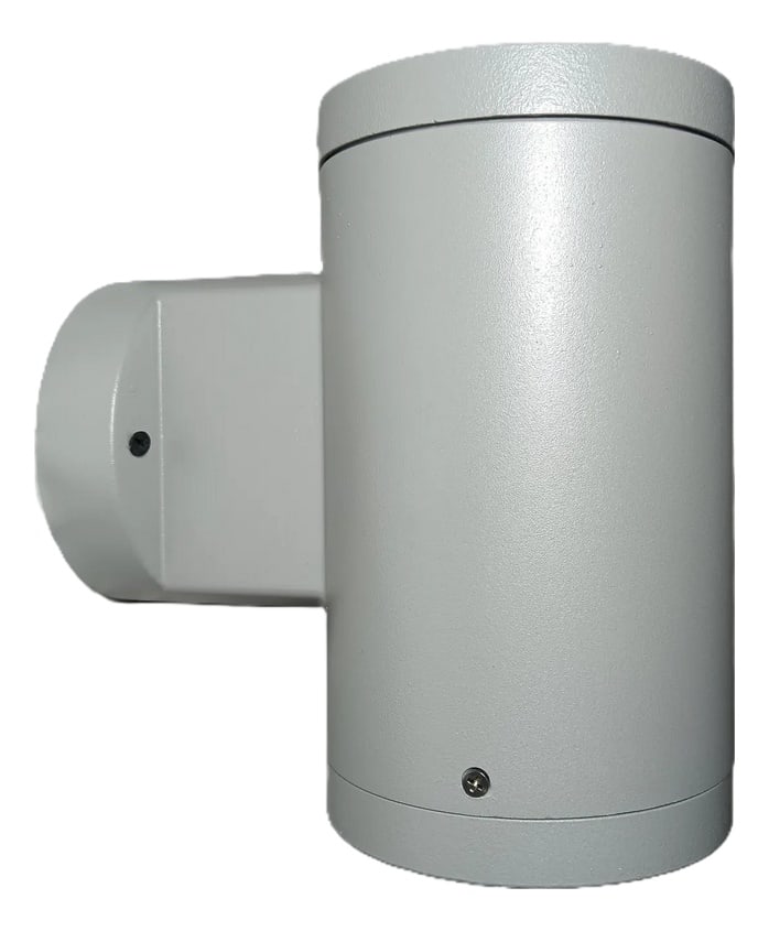 Vintage Wall Light in Aluminum, 1980s: A sensational and unique sconce, manufactured in the legendary "Ares-Italy (The Outdoor by Flos)" ateliers in the 1980's.Artfully realized in best quality DURAL (High Density Aluminium), phosphocromat