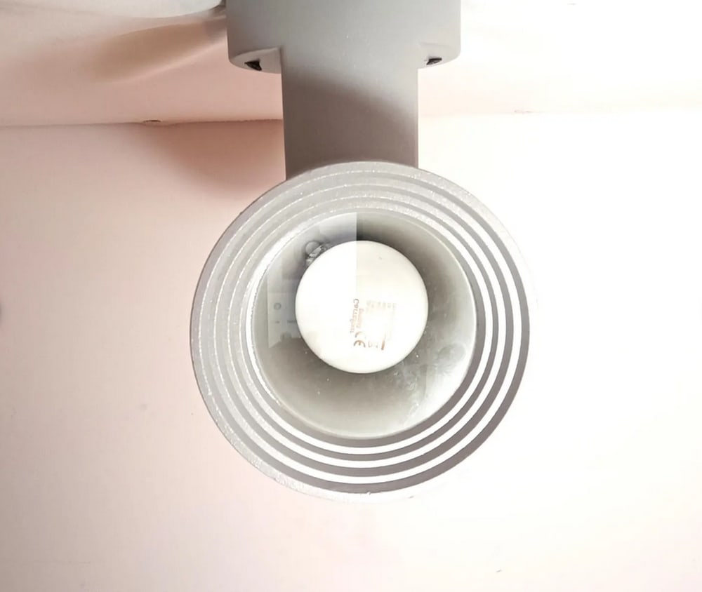 Vintage Wall Light in Aluminum, 1980s - 3