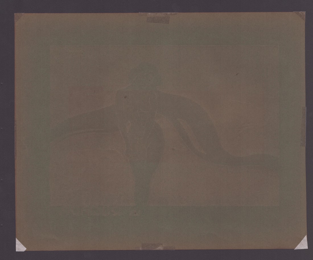 Luigi Bompard, La Rugiada, 1905, Woodcut - 6