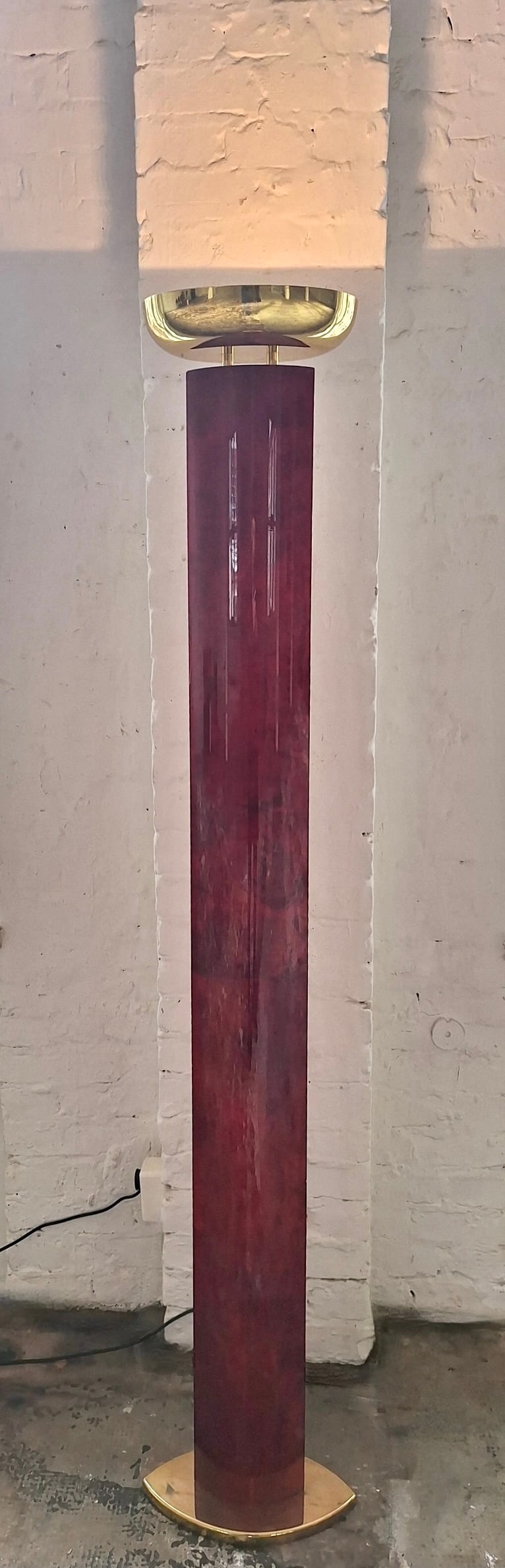 Model 2591 Floor Lamp in Parchment from Aldo Tura - 11