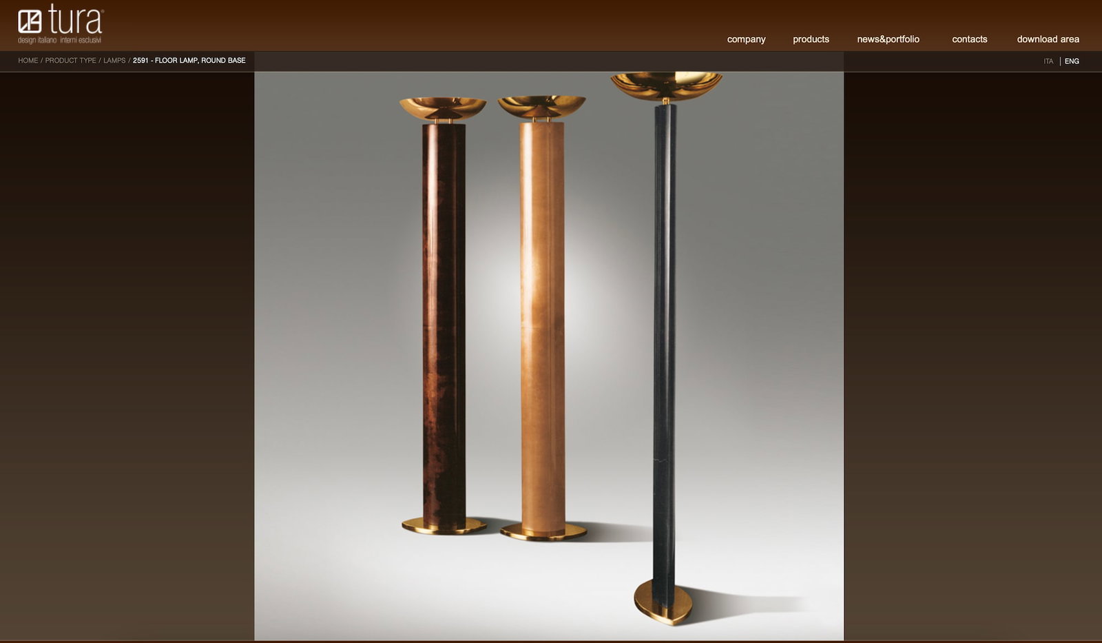 Model 2591 Floor Lamp in Parchment from Aldo Tura - 14