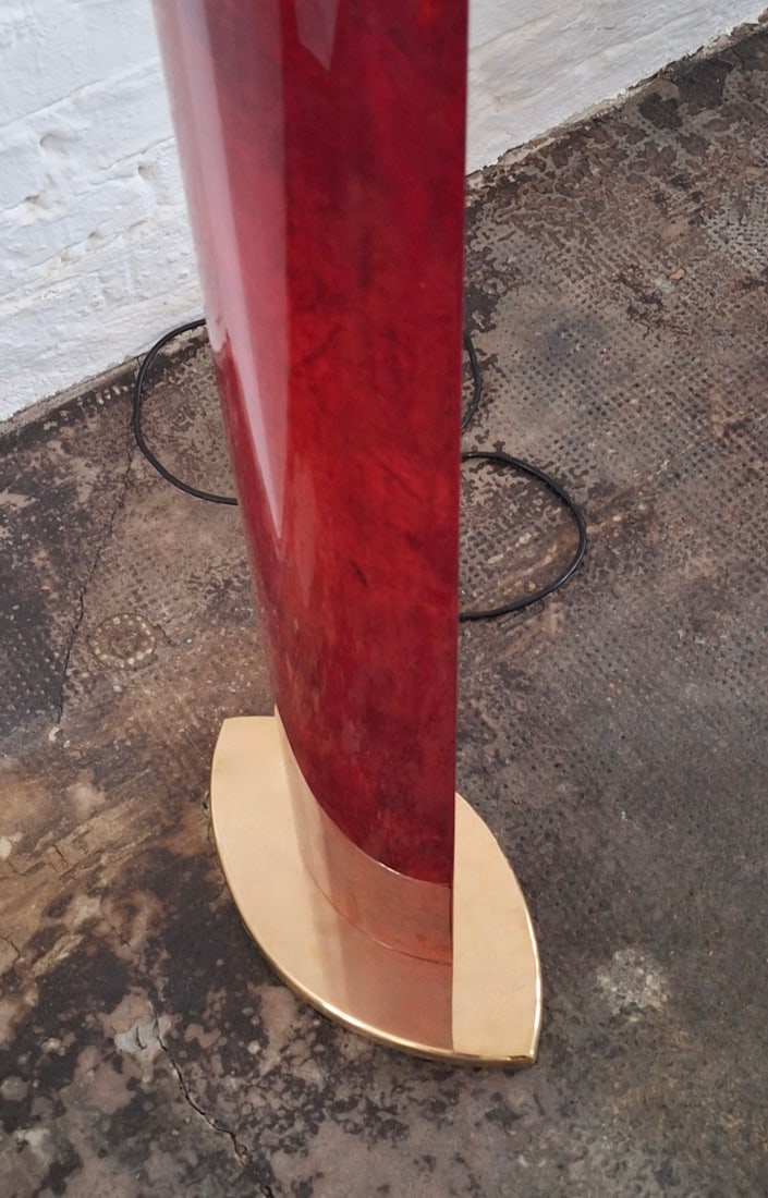 Model 2591 Floor Lamp in Parchment from Aldo Tura - 3