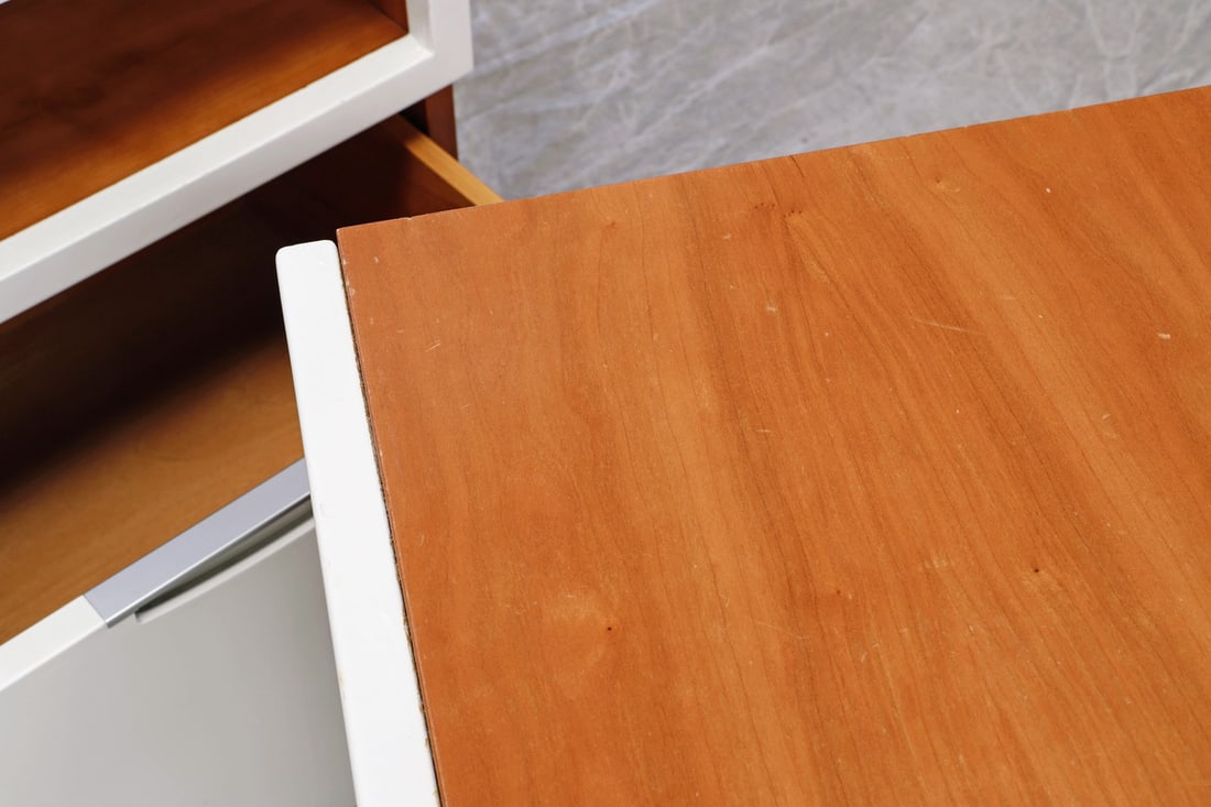 Vintage Nightstands in Wood, Set of 2 - 9