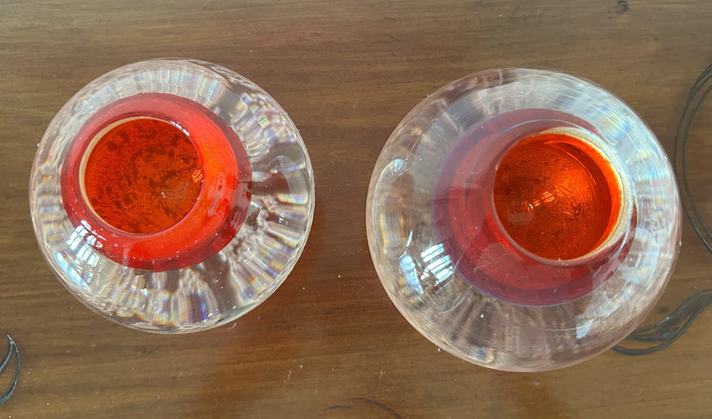 Vases in Glass from Seguso Vetri Darte, 1950s, Set of 2 - 3