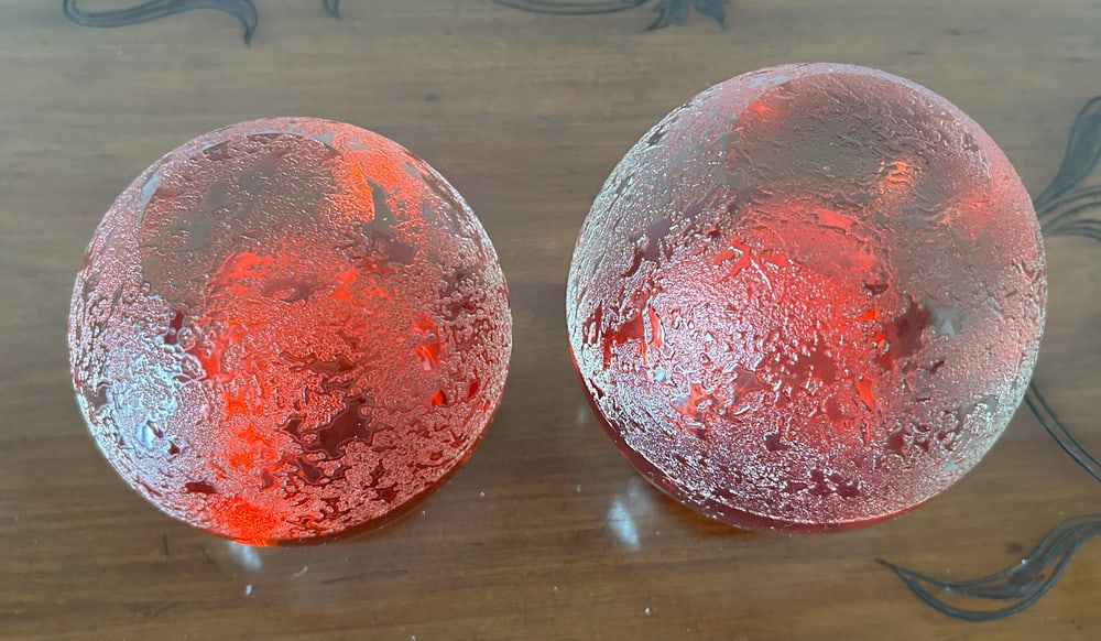 Vases in Glass from Seguso Vetri Darte, 1950s, Set of 2 - 5