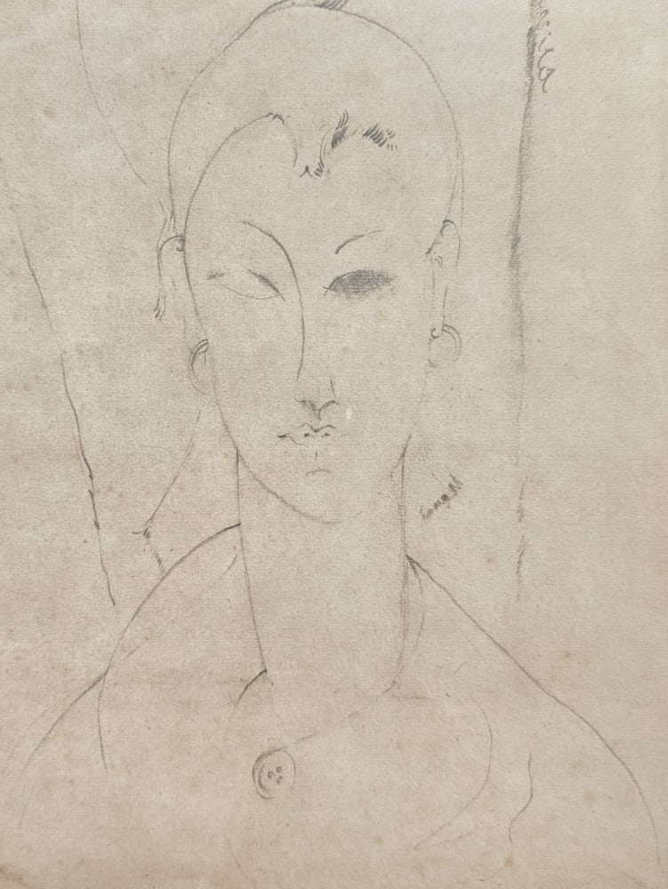 A. Modigliani, Portrait of a Woman, Lithograph - 3