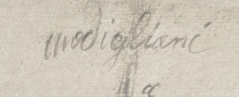 A. Modigliani, Portrait of a Woman, Lithograph - 5