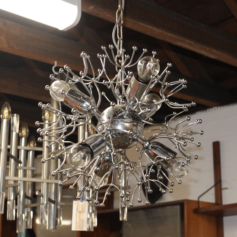 Sputnik Pendant Light from Sciolari, 1960s - 2