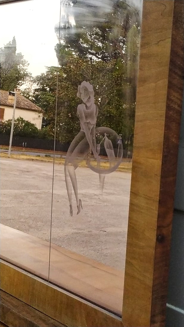 Art Deco Italian Credenza in Walnut with Mirrors - 11