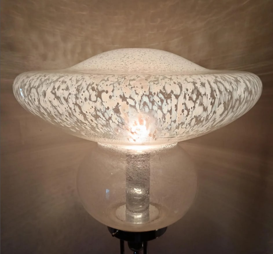 Large Murano Glass Floor Lamp from Mazzega, 1960s - 3