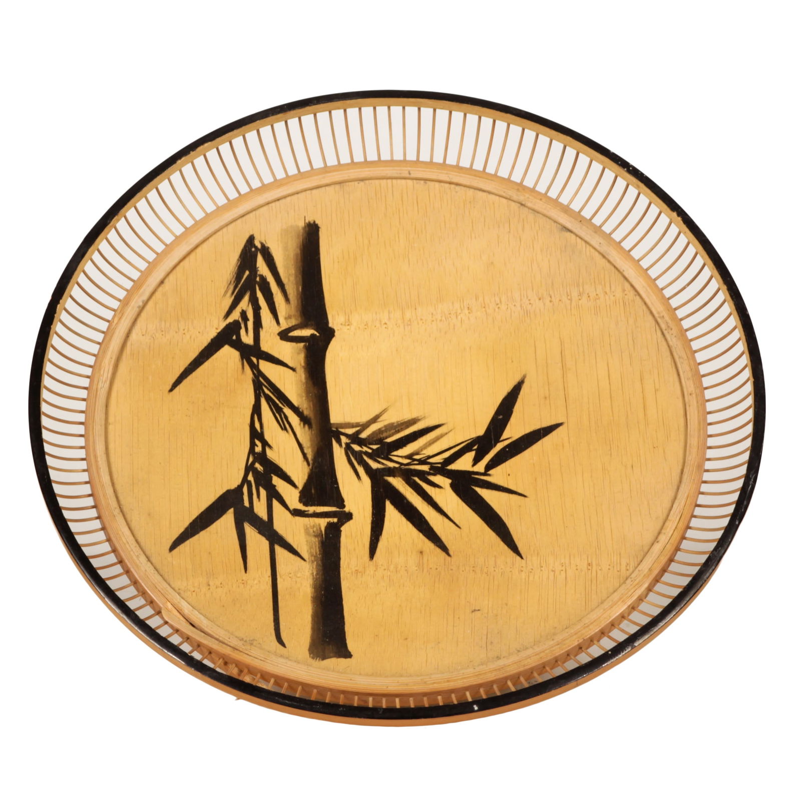 Bamboo Glasses and Bottle Holder Set, 1970s, Set of 6 - 2