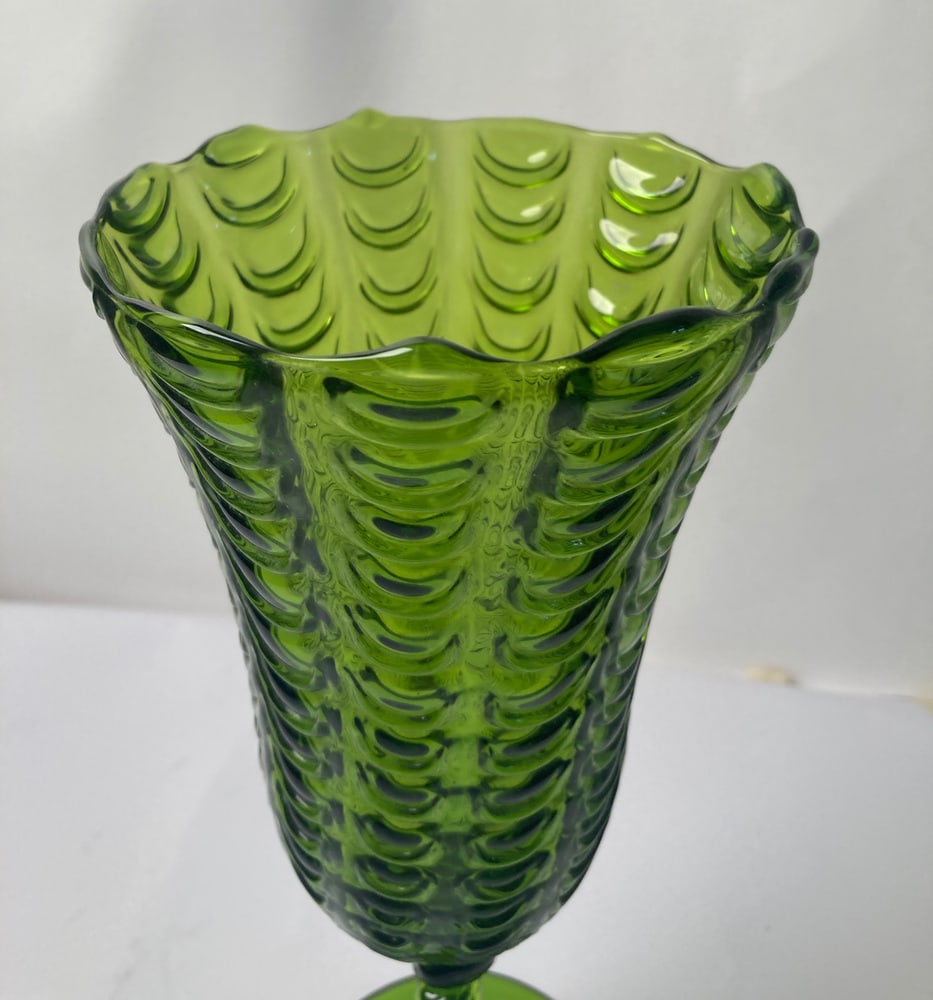 Large Vintage Handcrafted Murano Glass Chalice, 1950s - 12