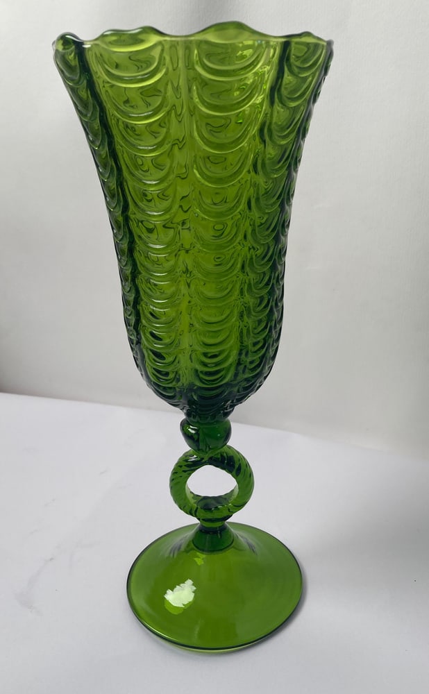 Large Vintage Handcrafted Murano Glass Chalice, 1950s - 2