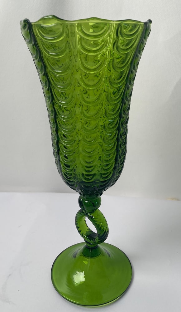 Large Vintage Handcrafted Murano Glass Chalice, 1950s - 6