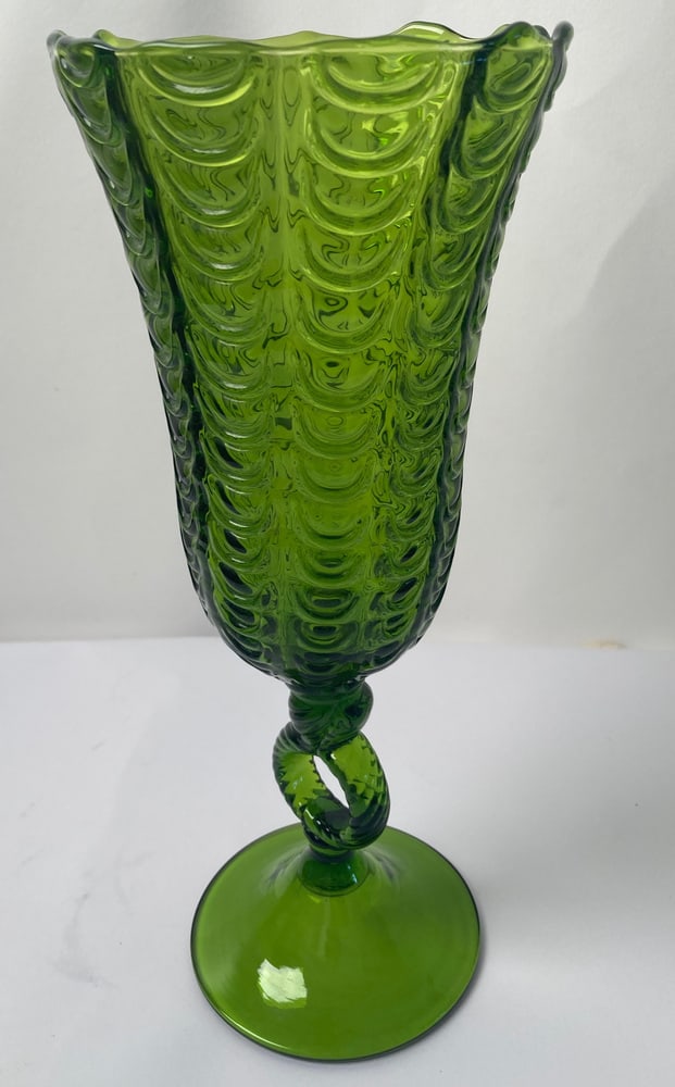 Large Vintage Handcrafted Murano Glass Chalice, 1950s - 9