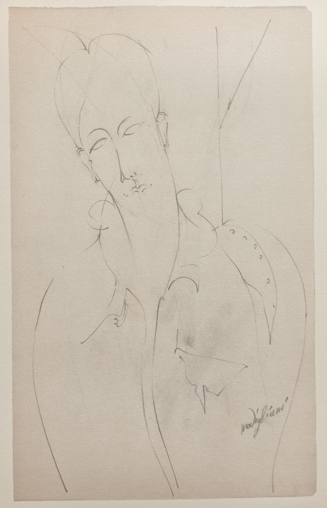 A. Modigliani, Lunia, Lithograph - 2