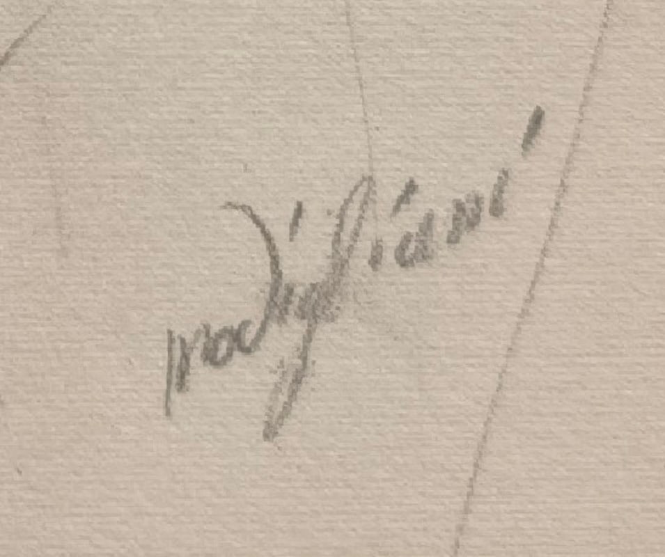 A. Modigliani, Lunia, Lithograph - 5