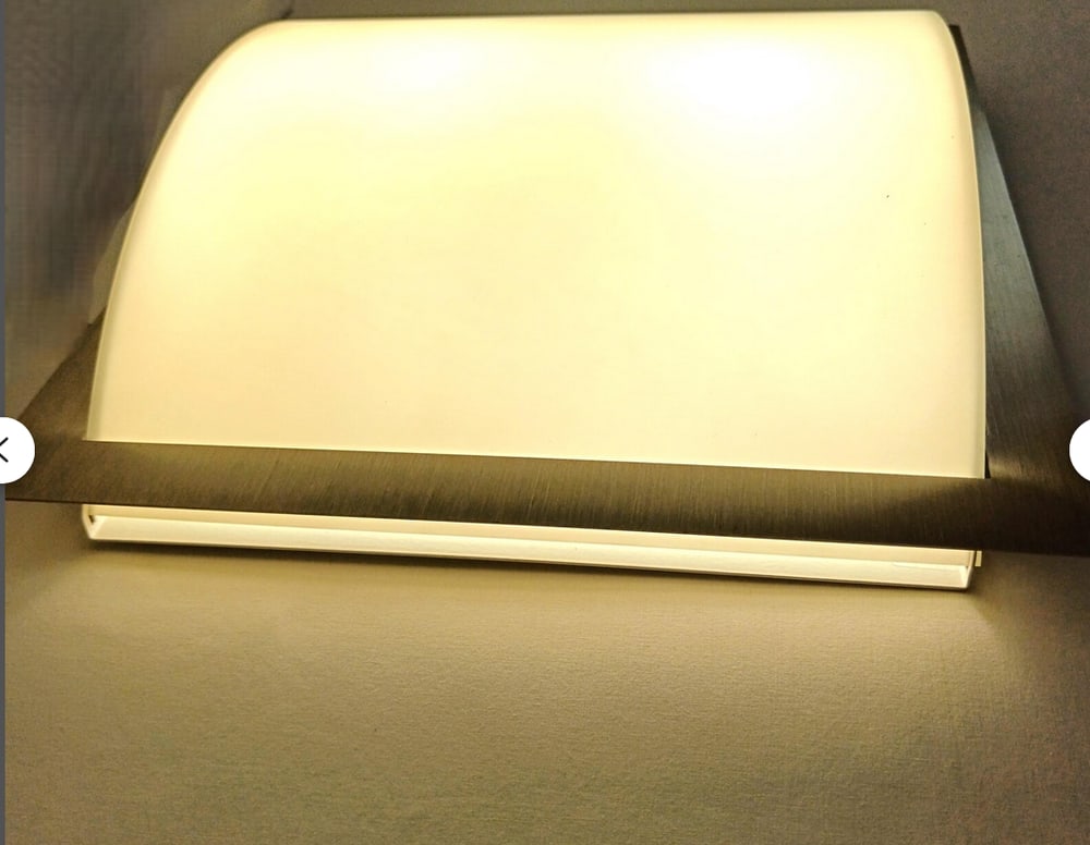 Murano Opaline Glass Wall Light, Ruggiu, Italy - 3