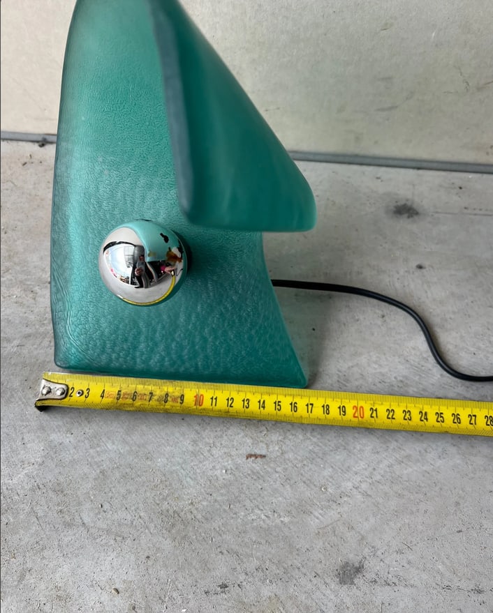 Table Lamp in Murano Glass from De Majo, 1980s - 2