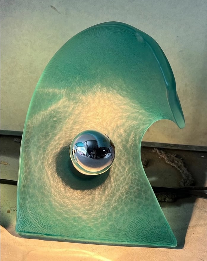 Table Lamp in Murano Glass from De Majo, 1980s - 7