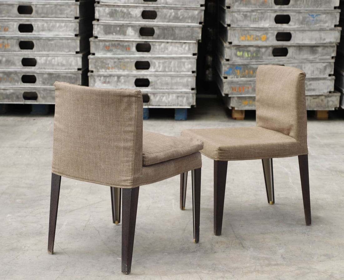 Set of Eunice Dining Chairs by Citterio for Maxalto - 8