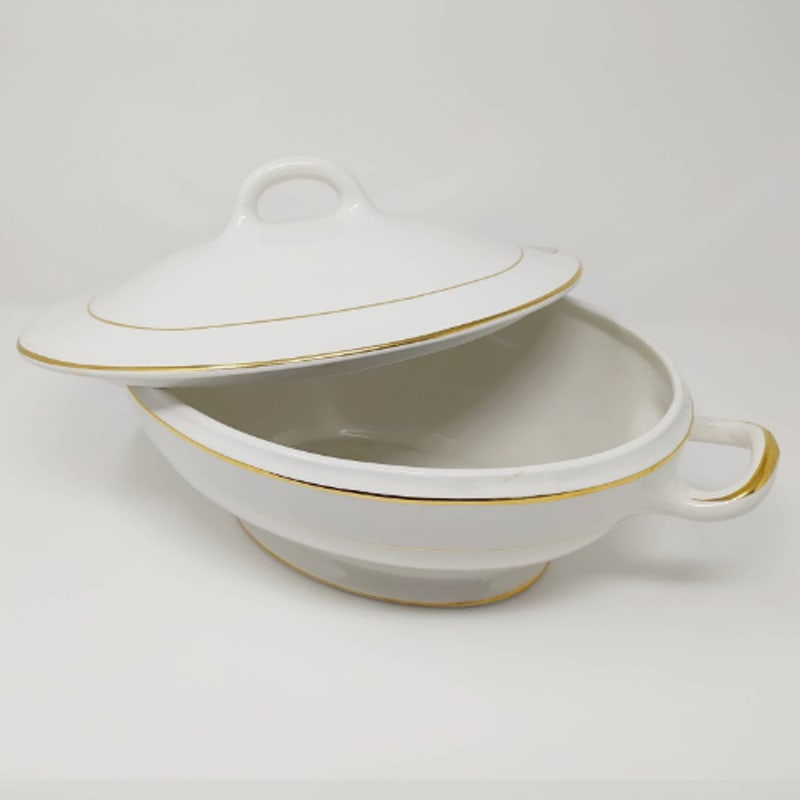 Ceramic Tureen Soup Set from Laveno, Set of 7 - 2