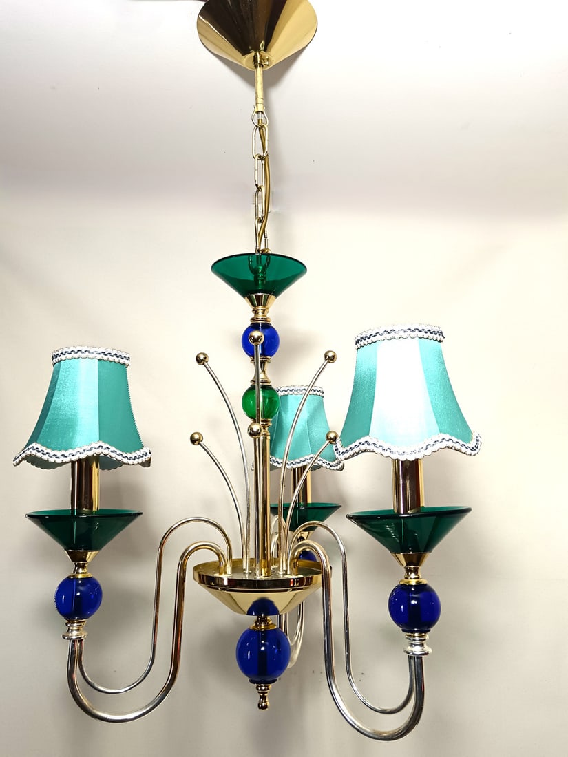 Vintage Chandelier in Murano Glass from Seguso, 1980s - 2