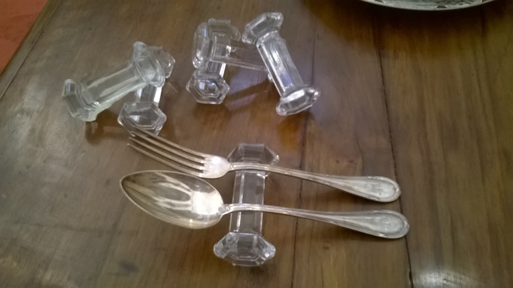 Italian Glass Cutlery Set, 1920s, Set of 6 - 5