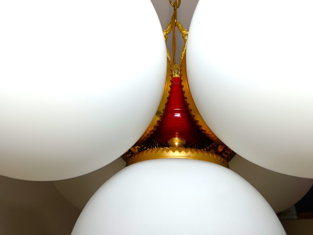 Vintage Sputnik Pendant Light, 1970s - 8