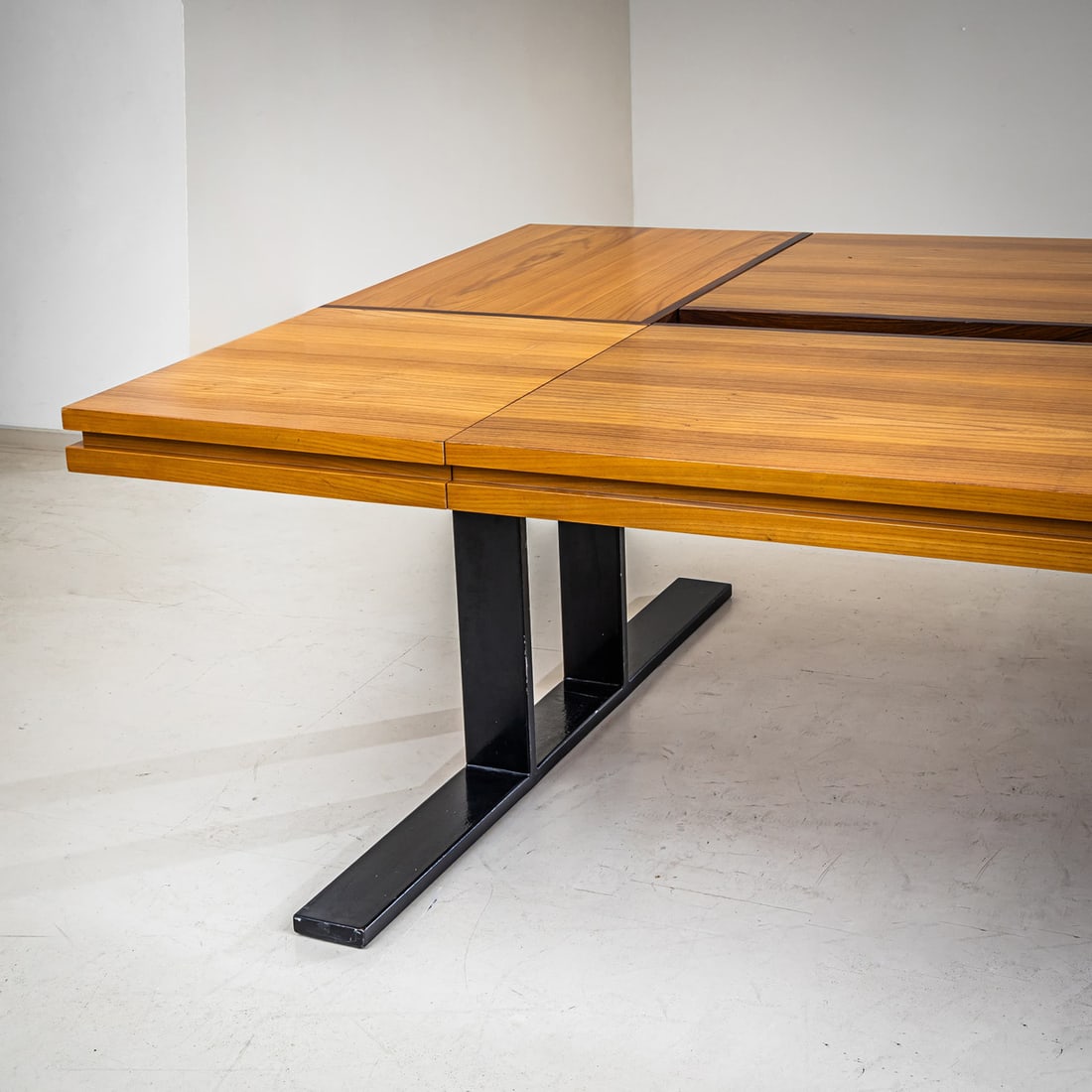 Conference Table with Chairs, Rome, 1960s, Set of 11 - 15