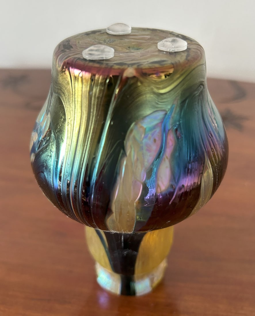 Art Nouveau Iridescent Glass Vase, 1890s - 16