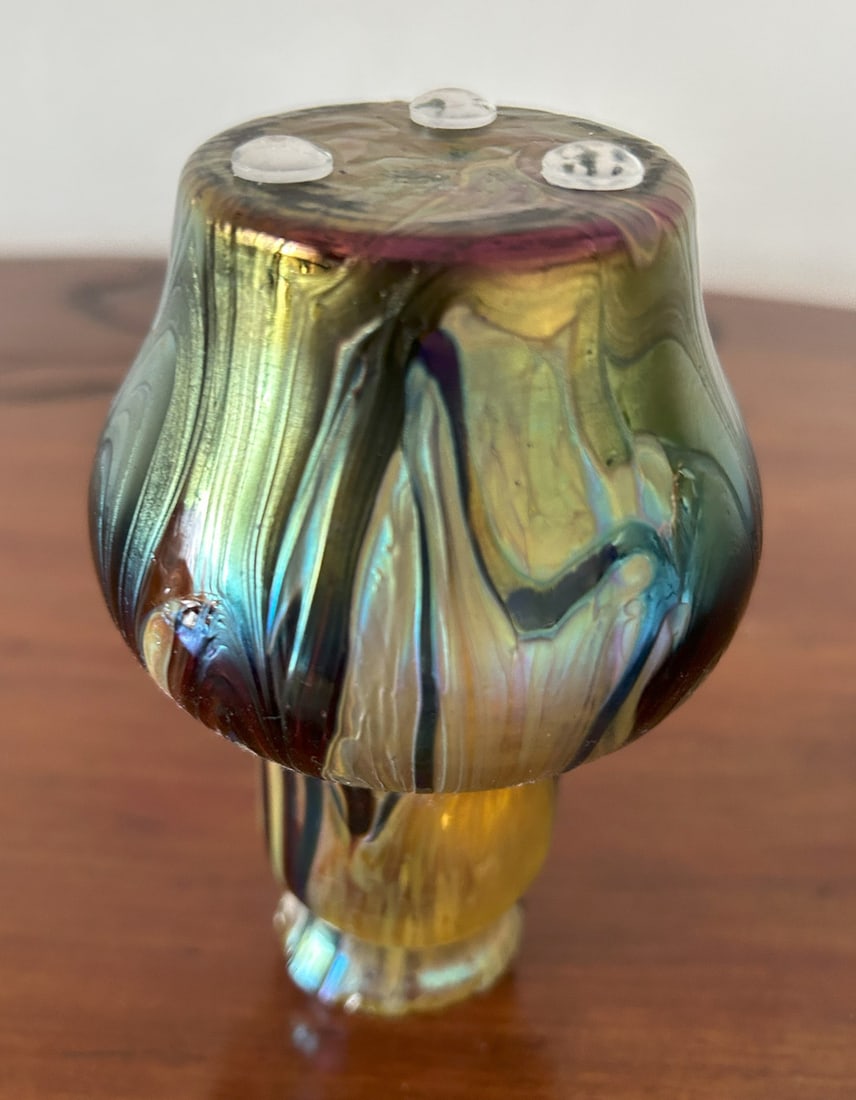 Art Nouveau Iridescent Glass Vase, 1890s - 18
