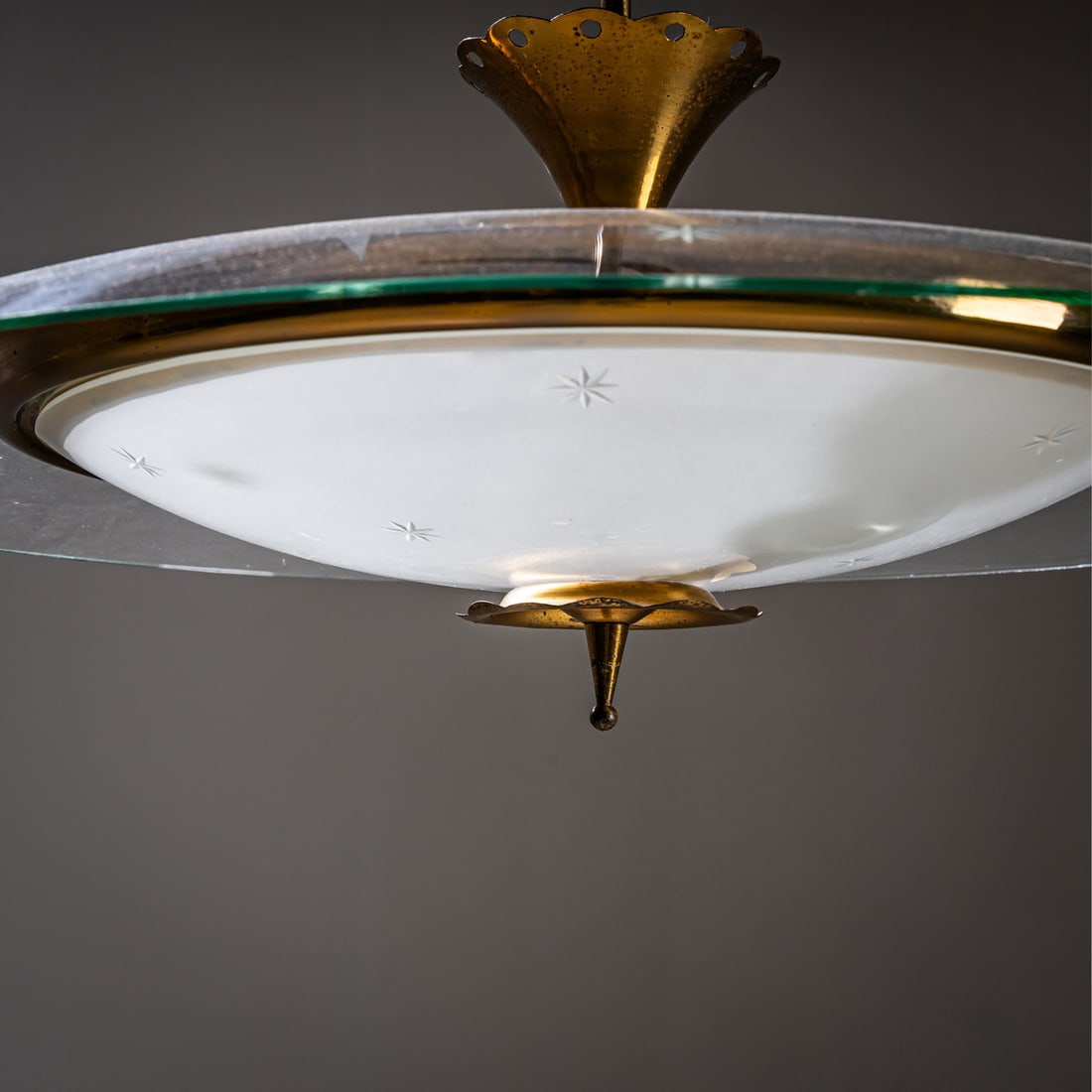 Vintage Pendant Lamp, Italy, 1950s - 10